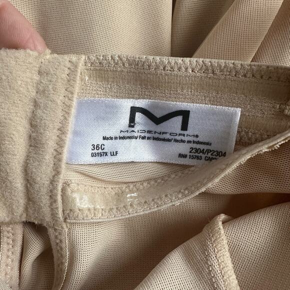NEW Maidenform Nude Shaper Ultra Firm Control Shapewear Slip Underwire Support - Picture 6 of 10